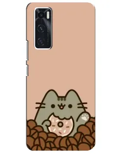 Чехол для Vivo V20 se с картинкой «Кофейный Пушин» Чехол для Vivo V20 se с картинкой «Кофейный Пушин»