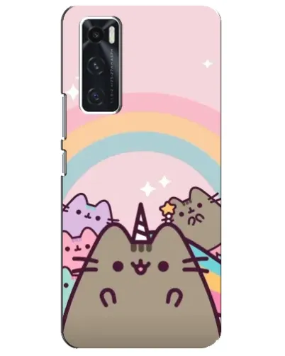Чехол для Vivo V20 se с картинкой «Единорог Pusheen»