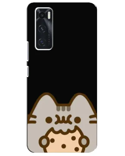 Чехол для Vivo V20 se с картинкой «Пушин на черном»