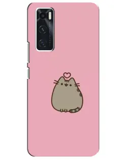 Чехол для Vivo V20 se с картинкой «Pusheen сердце» Чехол для Vivo V20 se с картинкой «Pusheen сердце»