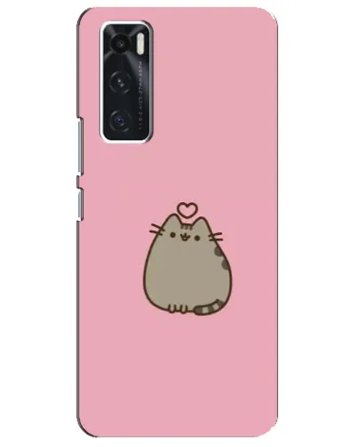 Чехол для Vivo V20 se с картинкой «Pusheen сердце»