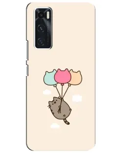 Чехол для Vivo V20 se с картинкой «Пушин на шариках» Чехол для Vivo V20 se с картинкой «Пушин на шариках»