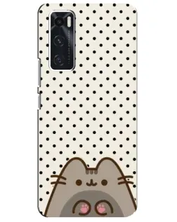Чехол для Vivo V20 se с картинкой «Пушин в горошек» Чехол для Vivo V20 se с картинкой «Пушин в горошек»