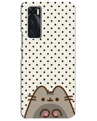 Чехол для Vivo V20 se с картинкой «Пушин в горошек»