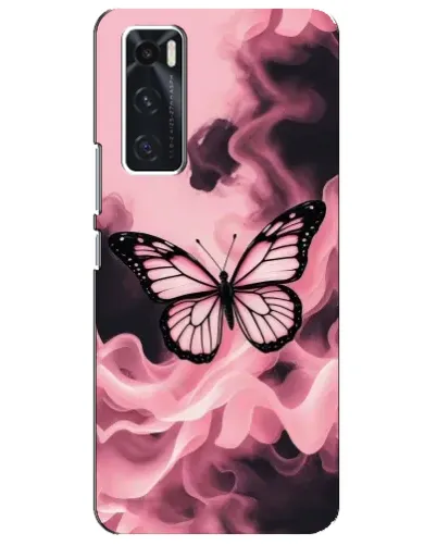 Чехол для Vivo V20 se с картинкой «Бабочка в дыму» Чехол для Vivo V20 se с картинкой «Бабочка в дыму»