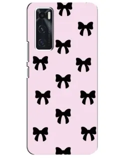Чехол для Vivo V20 se с картинкой «Черные банты Coquette» Чехол для Vivo V20 se с картинкой «Черные банты Coquette»