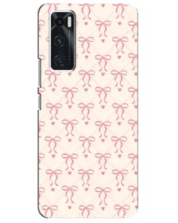 Чехол для Vivo V20 se с картинкой «Розовые бантики Coquette» Чехол для Vivo V20 se с картинкой «Розовые бантики Coquette»