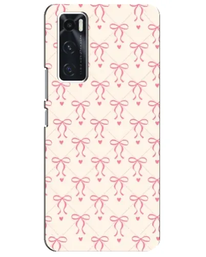 Чехол для Vivo V20 se с картинкой «Розовые бантики Coquette» Чехол для Vivo V20 se с картинкой «Розовые бантики Coquette»