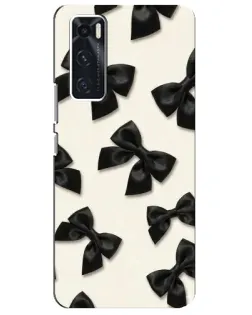Чехол для Vivo V20 se с картинкой «Черные бантики» Чехол для Vivo V20 se с картинкой «Черные бантики»