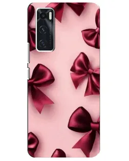 Чехол для Vivo V20 se с картинкой «Бордовый атлас» Чехол для Vivo V20 se с картинкой «Бордовый атлас»
