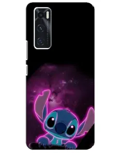 Чехол для Vivo V20 se с картинкой «Неоновый Stitch» Чехол для Vivo V20 se с картинкой «Неоновый Stitch»