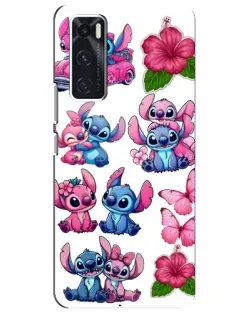 Чехол для Vivo V20 se с картинкой «Стикеры Stitch и Angel» Чехол для Vivo V20 se с картинкой «Стикеры Stitch и Angel»