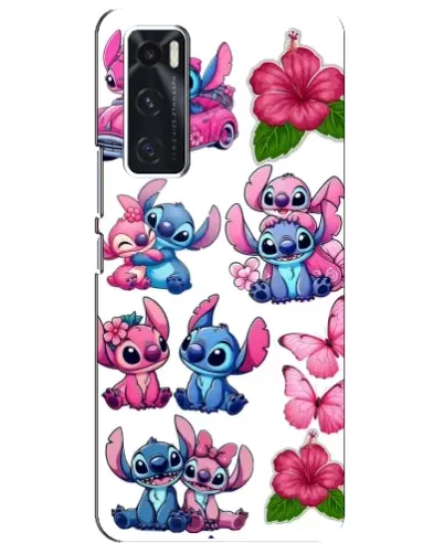 Чехол для Vivo V20 se с картинкой «Стикеры Stitch и Angel» Чехол для Vivo V20 se с картинкой «Стикеры Stitch и Angel»