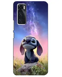Чехол для Vivo V20 se с картинкой «Стич на рассвете» Чехол для Vivo V20 se с картинкой «Стич на рассвете»