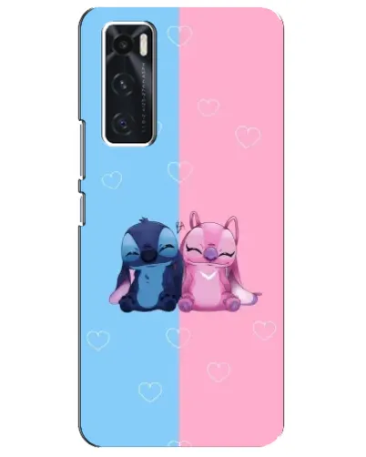 Чехол для Vivo V20 se с картинкой «Stitch и Angel Love» Чехол для Vivo V20 se с картинкой «Stitch и Angel Love»