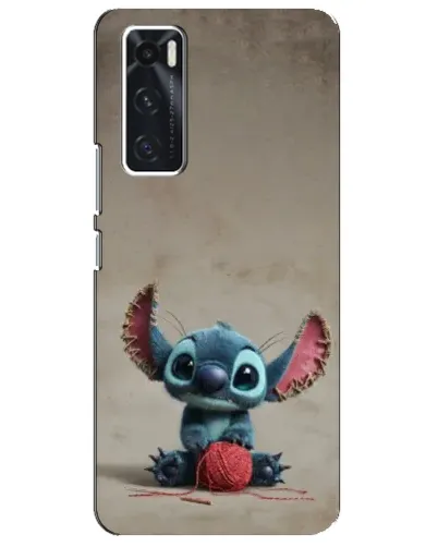 Чехол для Vivo V20 se с картинкой «Стич на коричневом фоне» Чехол для Vivo V20 se с картинкой «Стич на коричневом фоне»