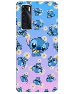Чехол для Vivo V20 se с картинкой «Паттерн со Стичем» Чехол для Vivo V20 se с картинкой «Паттерн со Стичем»