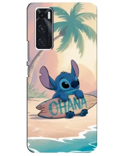 Чехол для Vivo V20 se с картинкой «Стич на серфе» Чехол для Vivo V20 se с картинкой «Стич на серфе»
