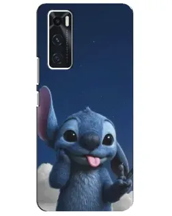 Чехол для Vivo V20 se с картинкой «Стич в облаках» Чехол для Vivo V20 se с картинкой «Стич в облаках»