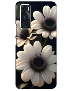 Чехол для Vivo V20 se с картинкой «Белые маргаритки макро» Чехол для Vivo V20 se с картинкой «Белые маргаритки макро»