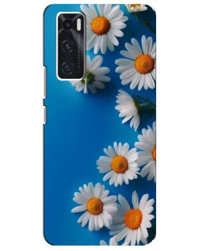 Чехол для Vivo V20 se с картинкой «Белоснежные маргаритки»
