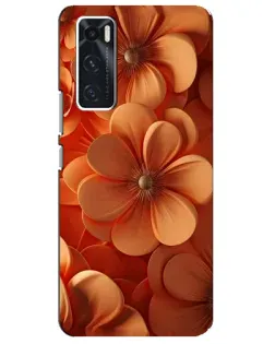 Чехол для Vivo V20 se с картинкой «Оранжевый макро цветок» Чехол для Vivo V20 se с картинкой «Оранжевый макро цветок»