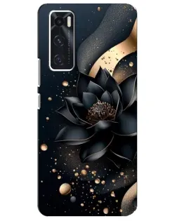 Чехол для Vivo V20 se с картинкой «Черный лотос» Чехол для Vivo V20 se с картинкой «Черный лотос»