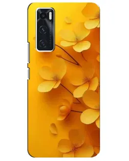 Чехол для Vivo V20 se с картинкой «Золотые лепестки» Чехол для Vivo V20 se с картинкой «Золотые лепестки»