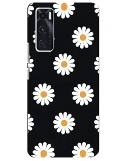 Чехол для Vivo V20 se с картинкой «Ромашки на черном» Чехол для Vivo V20 se с картинкой «Ромашки на черном»