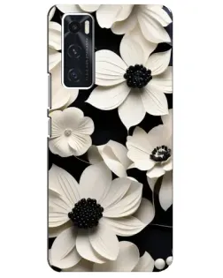 Чехол для Vivo V20 se с картинкой «Объемные белые цветы» Чехол для Vivo V20 se с картинкой «Объемные белые цветы»