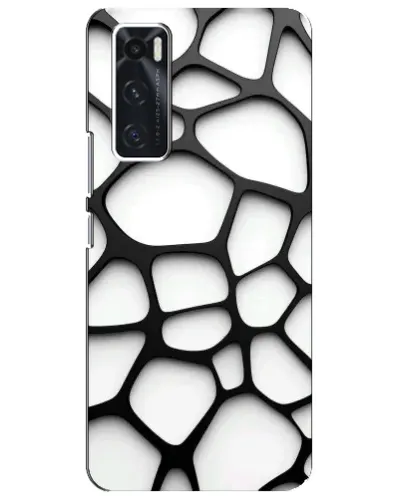 Чехол для Vivo V20 se с картинкой «Белая объемная сетка» Чехол для Vivo V20 se с картинкой «Белая объемная сетка»