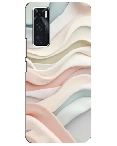 Чехол для Vivo V20 se с картинкой «Пастельные нежные волны» Чехол для Vivo V20 se с картинкой «Пастельные нежные волны»