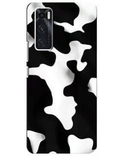 Чехол для Vivo V20 se с картинкой «Черно-белое пятно»