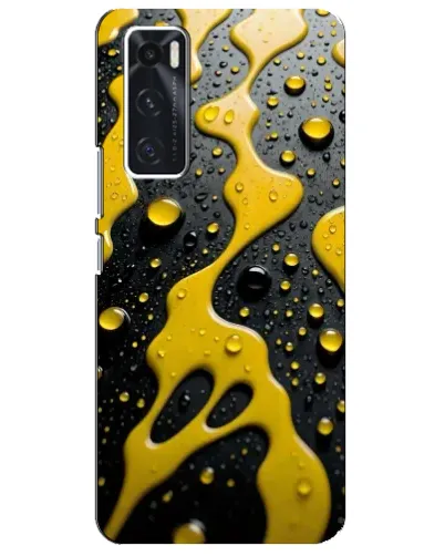 Чехол для Vivo V20 se с картинкой «Жидкое желтое золото» Чехол для Vivo V20 se с картинкой «Жидкое желтое золото»