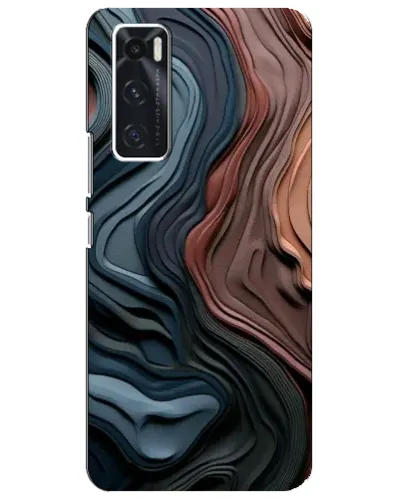 Чехол для Vivo V20 se с картинкой «Цветные волны каньона» Чехол для Vivo V20 se с картинкой «Цветные волны каньона»