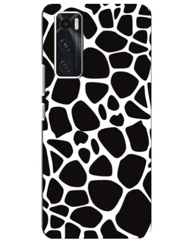 Чехол для Vivo V20 se с картинкой «Черно-белый жираф» Чехол для Vivo V20 se с картинкой «Черно-белый жираф»