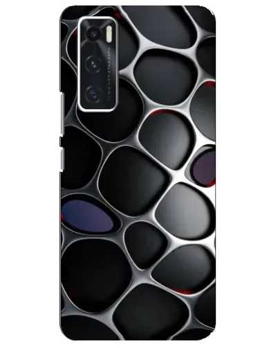 Чехол для Vivo V20 se с картинкой «Объемная темная решетка» Чехол для Vivo V20 se с картинкой «Объемная темная решетка»