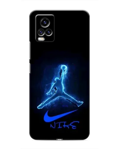 Чехол для Vivo V20 с картинкой «Jordan Neon Blue» Чехол для Vivo V20 с картинкой «Jordan Neon Blue»