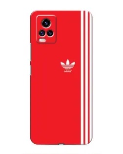 Чехол для Vivo V20 с картинкой «Красный минимализм Adidas» Чехол для Vivo V20 с картинкой «Красный минимализм Adidas»