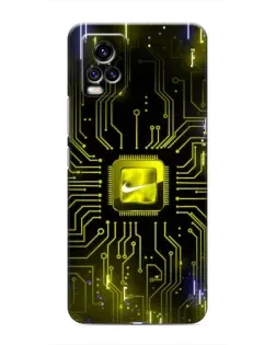 Чехол для Vivo V20 с картинкой «Nike — золотая искра» Чехол для Vivo V20 с картинкой «Nike — золотая искра»