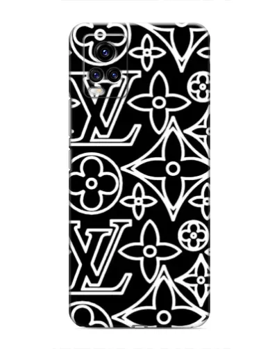 Чехол для Vivo V20 с картинкой «Черно-белый узор LV» Чехол для Vivo V20 с картинкой «Черно-белый узор LV»