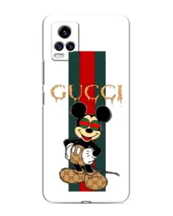 Чехол для Vivo V20 с картинкой «Микки Маус Gucci — полосы» Чехол для Vivo V20 с картинкой «Микки Маус Gucci — полосы»