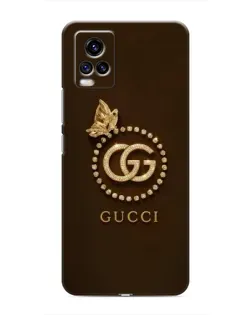 Чехол для Vivo V20 с картинкой «Gucci — золотая бабочка» Чехол для Vivo V20 с картинкой «Gucci — золотая бабочка»