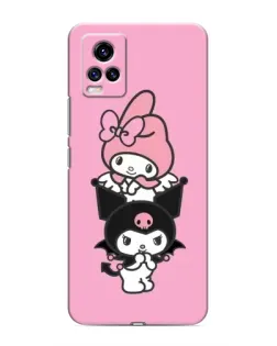 Чехол для Vivo V20 с картинкой «My Melody и Kuromi» Чехол для Vivo V20 с картинкой «My Melody и Kuromi»