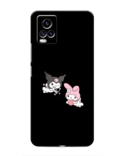 Чехол для Vivo V20 с картинкой «My Melody и Kuromi» Чехол для Vivo V20 с картинкой «My Melody и Kuromi»