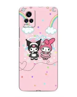 Чехол для Vivo V20 с картинкой «My Melody и Kuromi» Чехол для Vivo V20 с картинкой «My Melody и Kuromi»