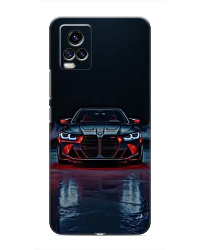 Чехол для Vivo V20 с картинкой «BMW на мокрой дороге» Чехол для Vivo V20 с картинкой «BMW на мокрой дороге»