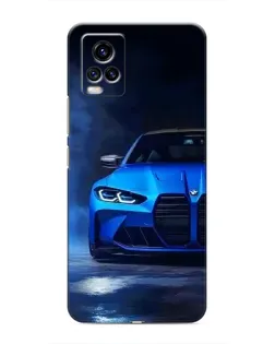 Чехол для Vivo V20 с картинкой «Голубая BMW M4» Чехол для Vivo V20 с картинкой «Голубая BMW M4»
