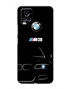 Чехол для Vivo V20 с картинкой «Минималистичный принт BMW M3» Чехол для Vivo V20 с картинкой «Минималистичный принт BMW M3»