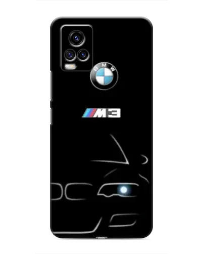 Чехол для Vivo V20 с картинкой «Минималистичный принт BMW M3» Чехол для Vivo V20 с картинкой «Минималистичный принт BMW M3»